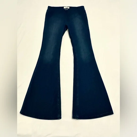 We The Free People Penny Pull On Flare Bell Bottom Jean Mid Rise Women’s Sz 29 - Picture 8 of 11